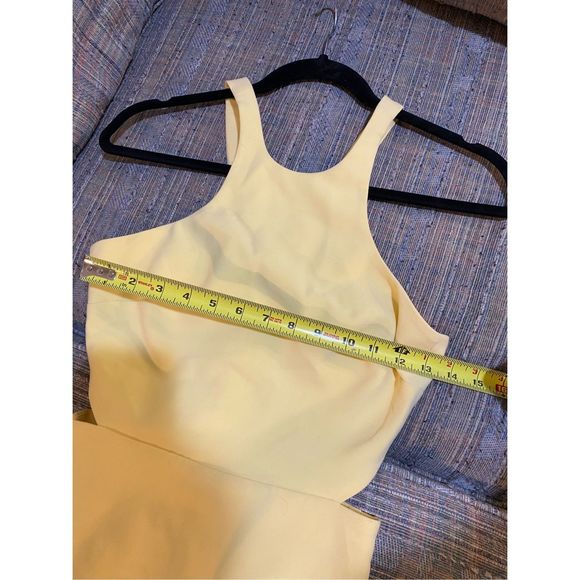 Likely NWT Arcadia Cut-out Bodycon Yellow Dress Size 2, MSRP $188 - Picture 10 of 14